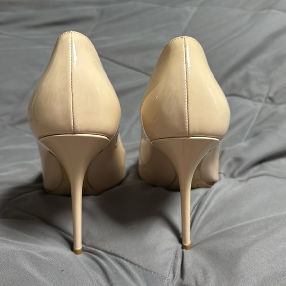 Christian Dior Elegant Essence Pointed Toe Nude Stiletto Heels Size 41 - Picture 5 of 12